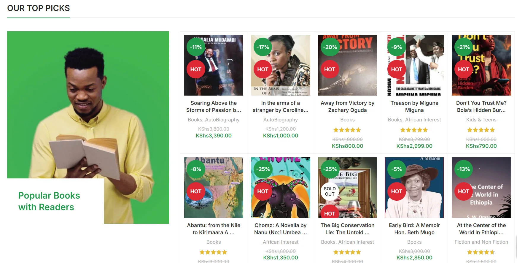 NuriaKenya bookstore listing at iRead